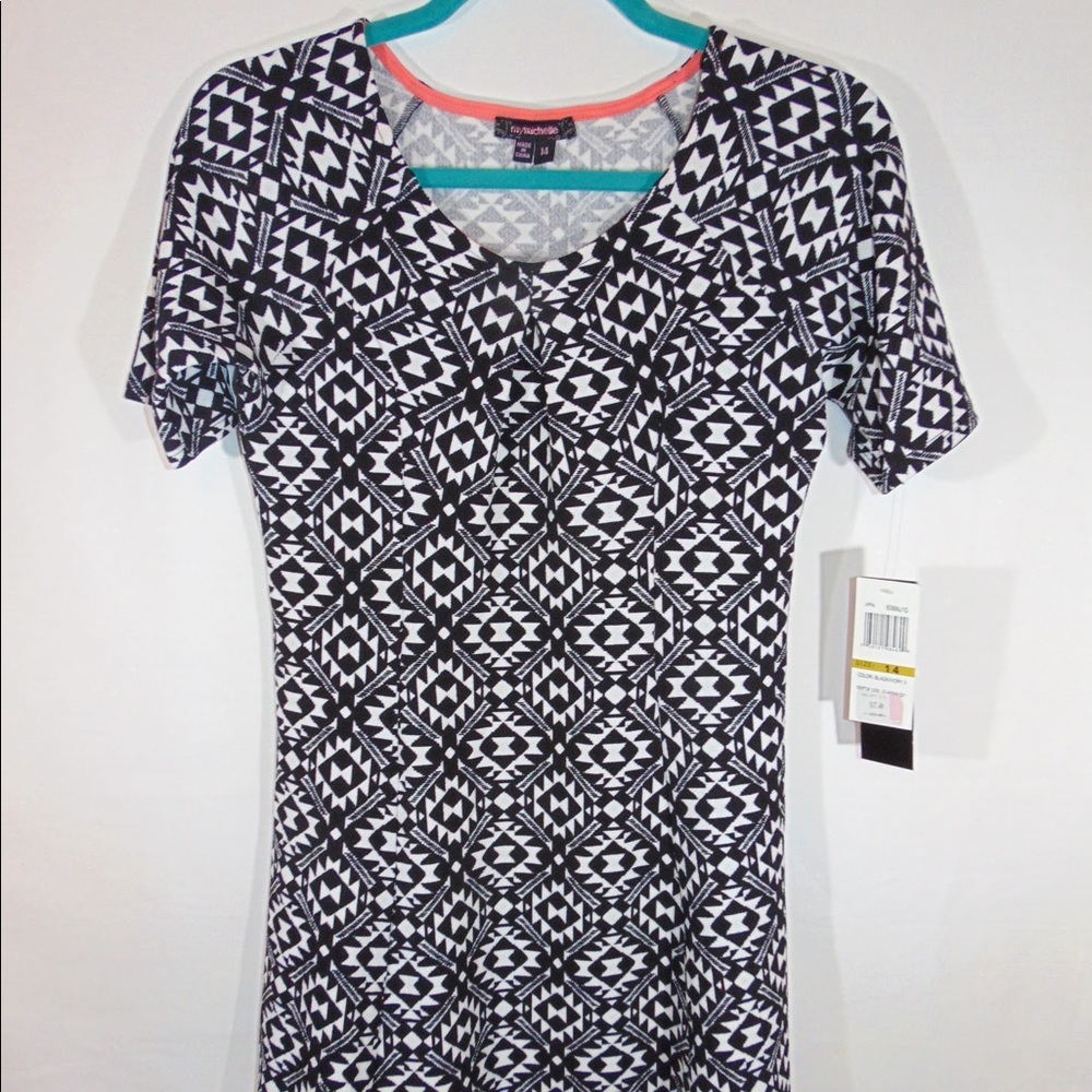 Black & White Girls Dress